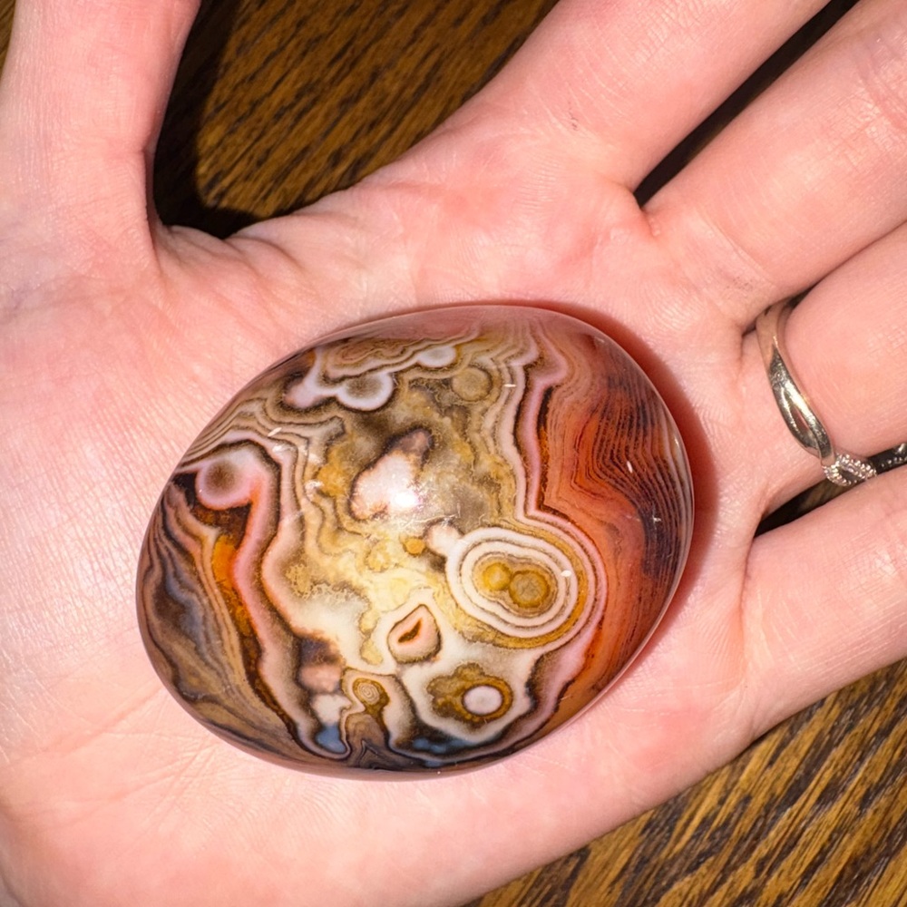Sardonyx Palm Stone